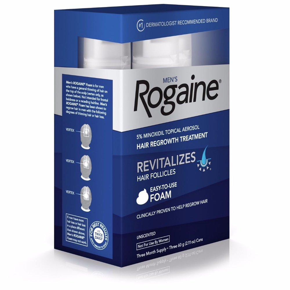 ROGAINE 5% Minoxidil Foam - NEW, UNOPENED